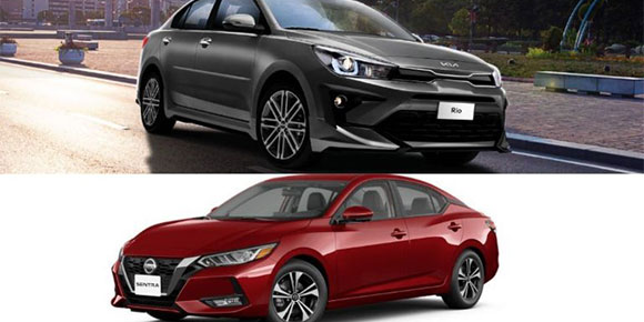 Comparación entre dos sedanes: Nissan Sentra vs. Kia Rio - ¿Cuál es la mejor opción y por qué?