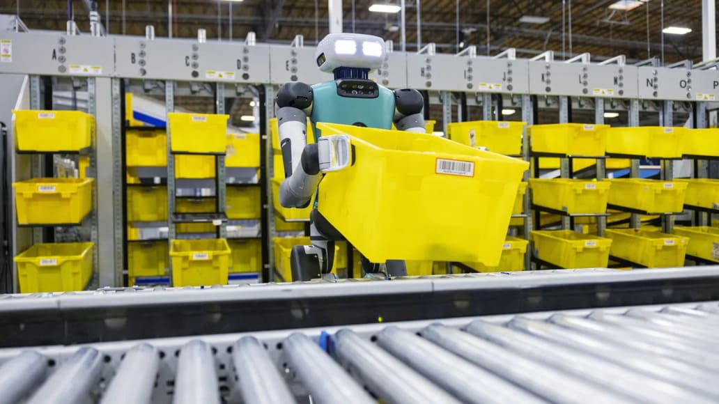 Amazon prueba robots humanoides para trabajar en sus almacenes