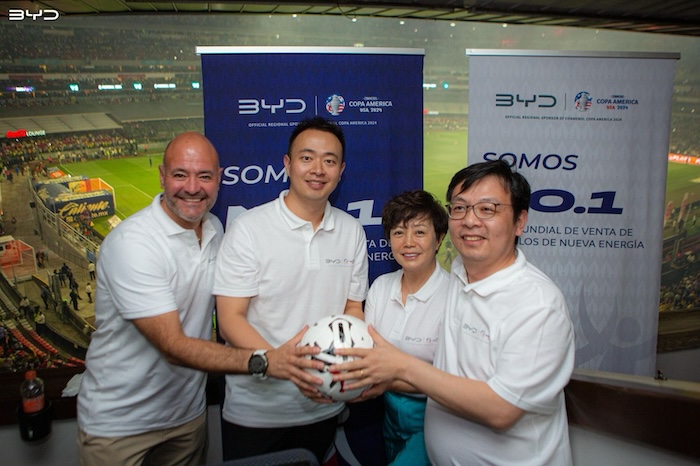 BYD se suma como patrocinador de la Copa América ¡GOLAZO!