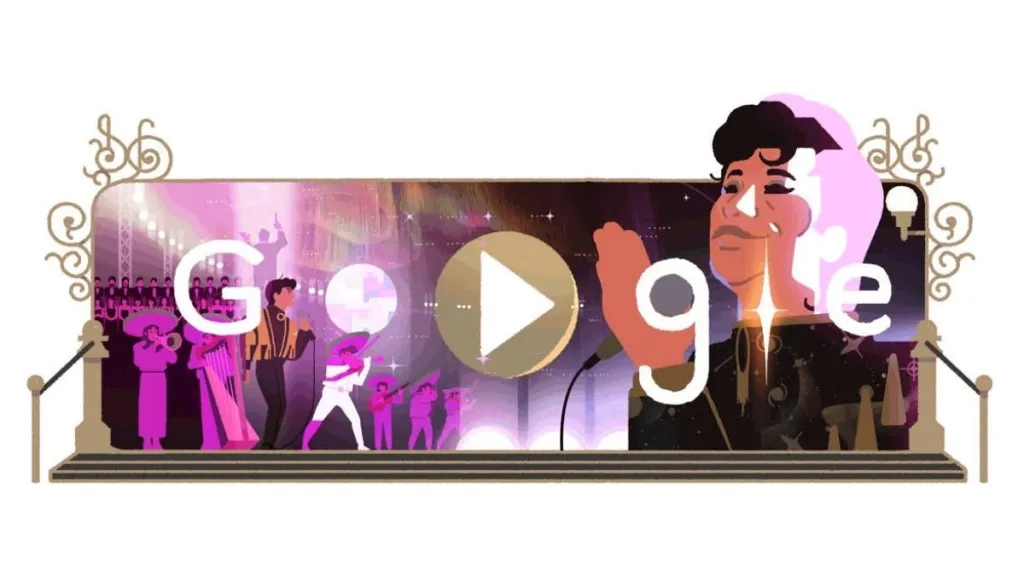 Juan Gabriel engrandece ahora la galería de doodles de Google