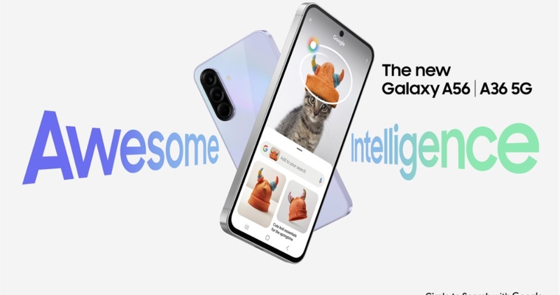Samsung presenta los Galaxy A56, A36 y A26, potenciados con IA
