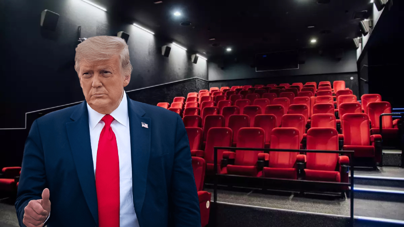 Trump sólo quiere cine gringo en EU y ordena aranceles del 100\% a películas extranjeras