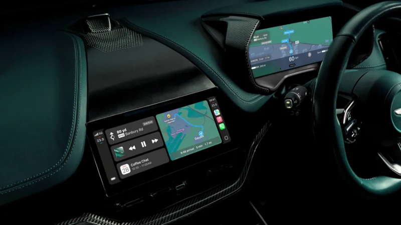 ¡Apple CarPlay Ultra ya llegó! Pero solo si vives en EU, Canadá... y manejas un Aston Martin