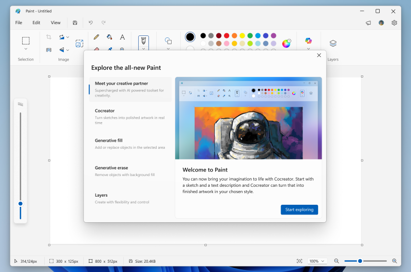 Paint podrá crear Stickers para WhatsApp
