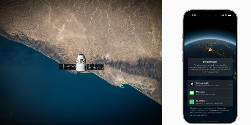 ¿Sin señal? Tu iPhone ahora se conecta por satélite y te puede salvar la vida