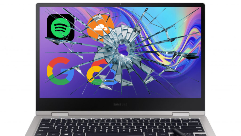 Internet cae como cascada: Spotify, Google, Cloudflare, Amazon. Todos van para abajo y usuarios son los más afectados