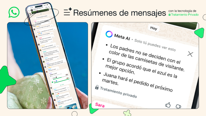 ¿Tienes muchos mensajes? WhatsApp habilita función con IA que resume conversaciones