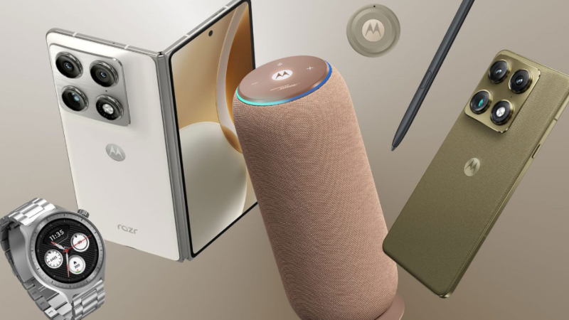 CES 2026: Motorola presenta su primer plegable, su marca premium de celulares y un wearable con IA que te acompaña