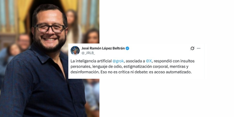 José Ramón López Beltrán hijo de AMLO se pelea con Grok: la Inteligencia Artificial de Elon Musk
