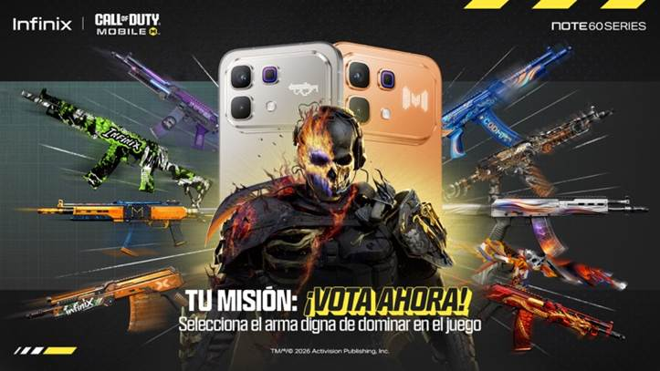 Infinix se mete al competitivo de COD Mobile en CDMX con la serie NOTE 60 como protagonista
