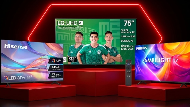 Hot Sale 2026: Ve los partidos de este verano con estas 3 televisiones en promoción