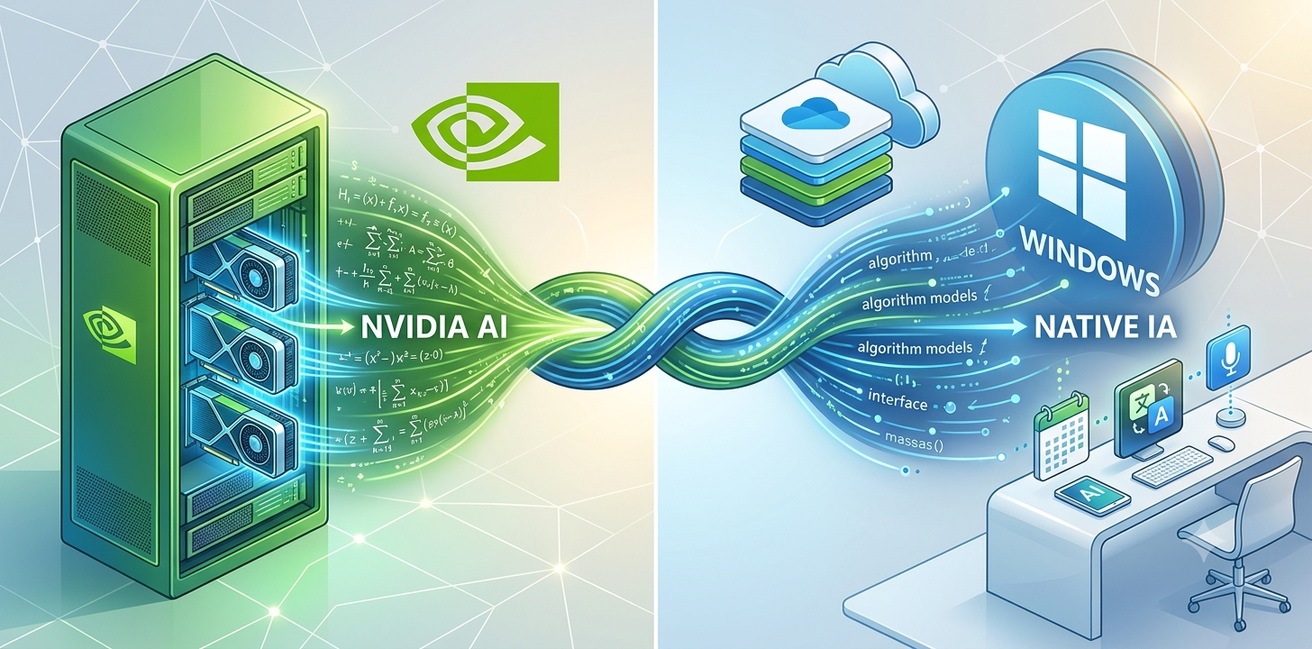 NVIDIA y Microsoft quieren que tu próxima PC no abra aplicaciones, sino que trabaje por ti
