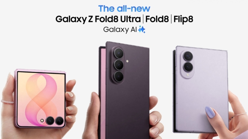 Samsung presenta el Galaxy Z Fold8, Fold8 Ultra y Flip 8. AQUÍ te decimos precios y detalles