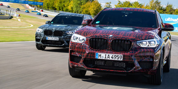 Los nuevos BMW X3 M y BMW X4 M corren en Nürburgring
