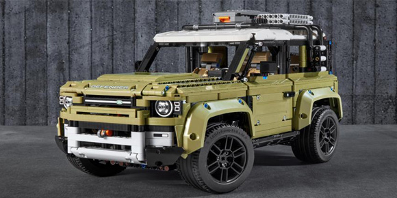 Este es el nuevo Land Rover Defender... ¡Hecho con LEGO!