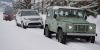 Land Rover Defender celebra 70 años con dibujo en la nieve