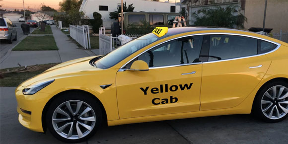 Los taxis de NY ahora serán Tesla Model 3
