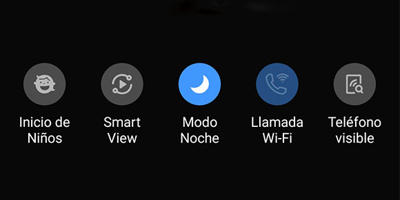 ¿Cómo activar el 'Modo noche' en Samsung UI?