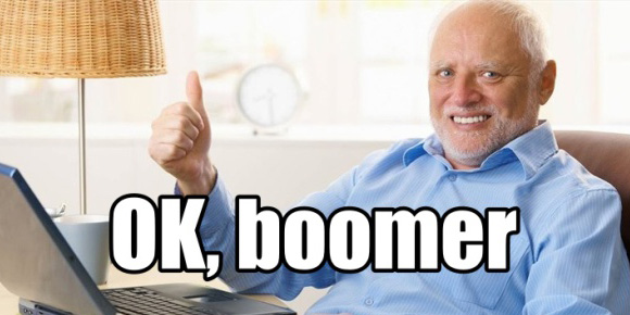 La frase moda en TikTok 'OK, Boomer', podría convertirse en marca registrada
