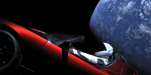 Tesla Roadster, el primer automóvil en dar una vuelta alrededor del Sol
