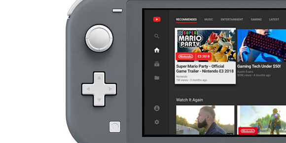 Así es como puedes ver videos de YouTube en tu Nintendo Switch