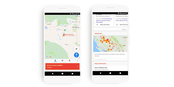 Google lanza Alerta SOS por incendios y contingencia ambiental