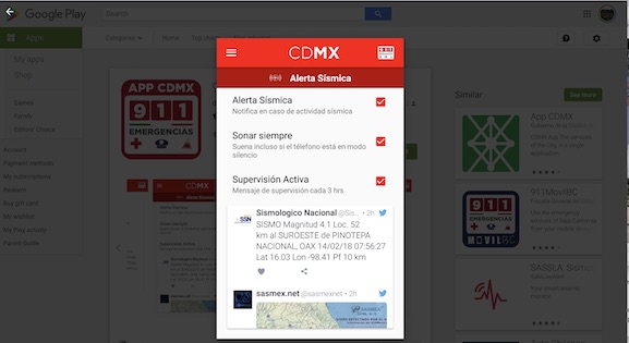  3 Apps que te alertan sobre un sismo en México 