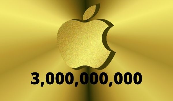 ¡Más ricos que nadie! Apple inaugura el club de los 3 mil millones de dólares