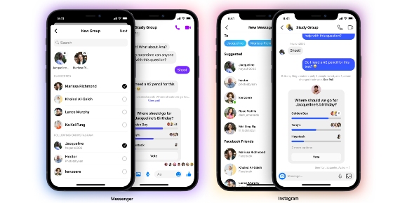 Los usuarios de Instagram ya pueden unirse a chats grupales en Messenger