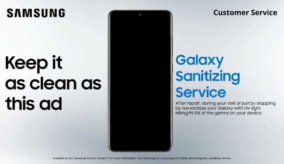 Samsung te protege del coronavirus con su nuevo servicio de desinfección para tu Galaxy