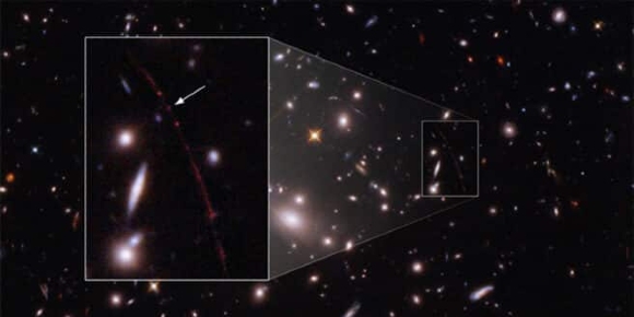 Eärendel, la estrella más lejana en el universo, fotografiada por el telescopio Hubble NASA
