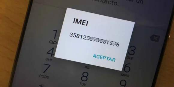 ¿Cómo se ve el código IMEI?