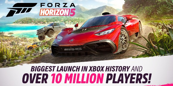 Forza Horizon 5 arranca con todo: 10 millones de jugadores en su primera semana