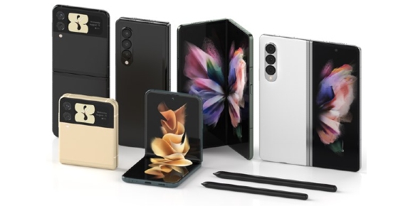 Samsung vendió cuatro veces más celulares plegables en 2021 que en 2020