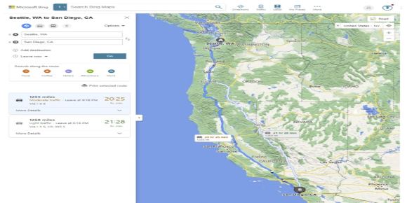 Bing Maps introduce calculadora de distancia