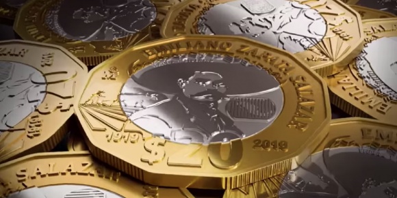 Banxico gana premio por serie de monedas conmemorativas de 20 pesos