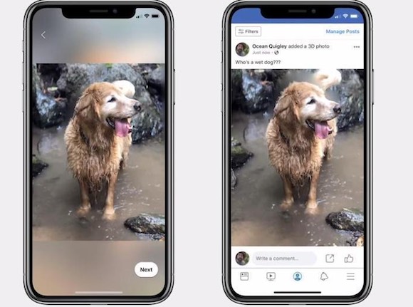 El futuro es hoy: Facebook mejora la función que convierte fotos 2D en 3D 