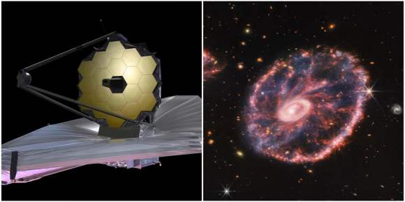 Telescopio James Webb capta imágenes de la Galaxia Rueda de Carro sin precedentes: NASA 