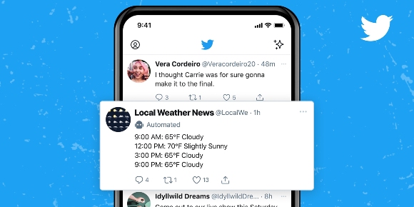 Twitter prueba una nueva función para mostrar cuando una cuenta es un bot