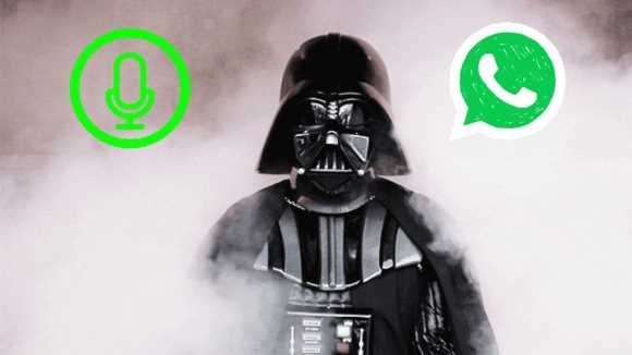 ¿Quieres sonar como Darth Vader en tus audios de WhatsApp?