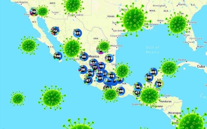 Este mapa interactivo te alerta sobre la variante de COVID en México